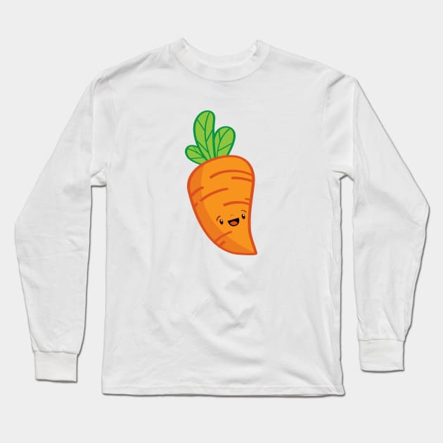 Carrot Guy Long Sleeve T-Shirt by LAckas